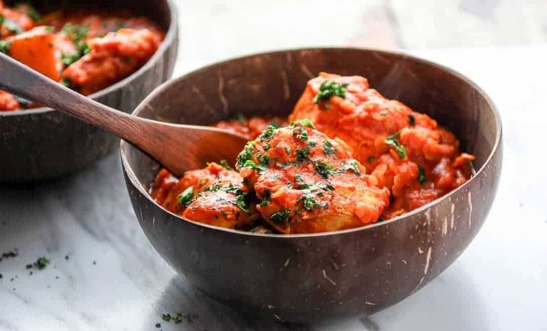 Moroccan Chicken & Lentils