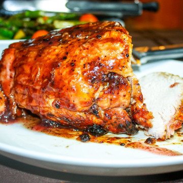 A grilled turkey breast