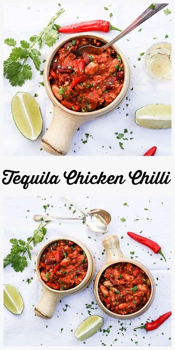 Tequila Chicken Chili