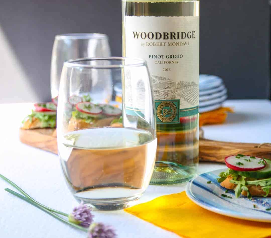 Cucumber Radish Crostini