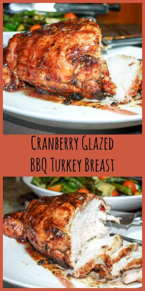 Cranberry Glazed Barbecued Turkey Breast