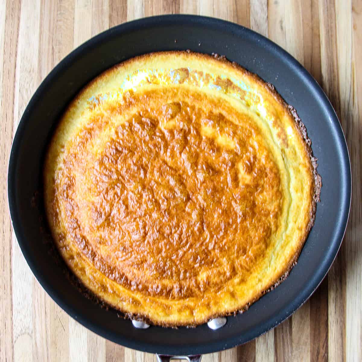 The Dutch baby after baking.