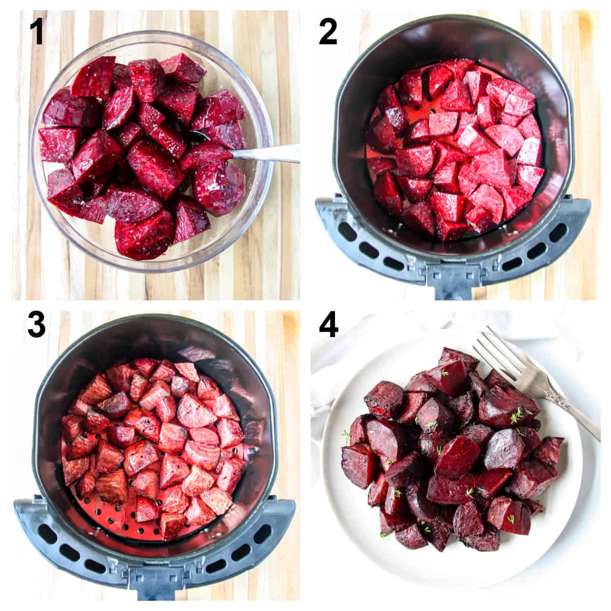 The steps for making this recipe.